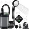 Portable Self-Priming Outdoor Shower Pump with Shower Head for Dorms and Rural Homes