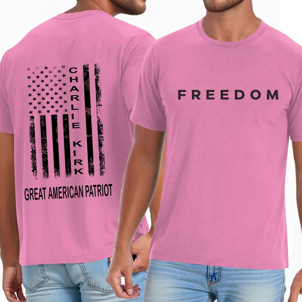 Men's Casual Daily Printed Top Round Neck T-shirt