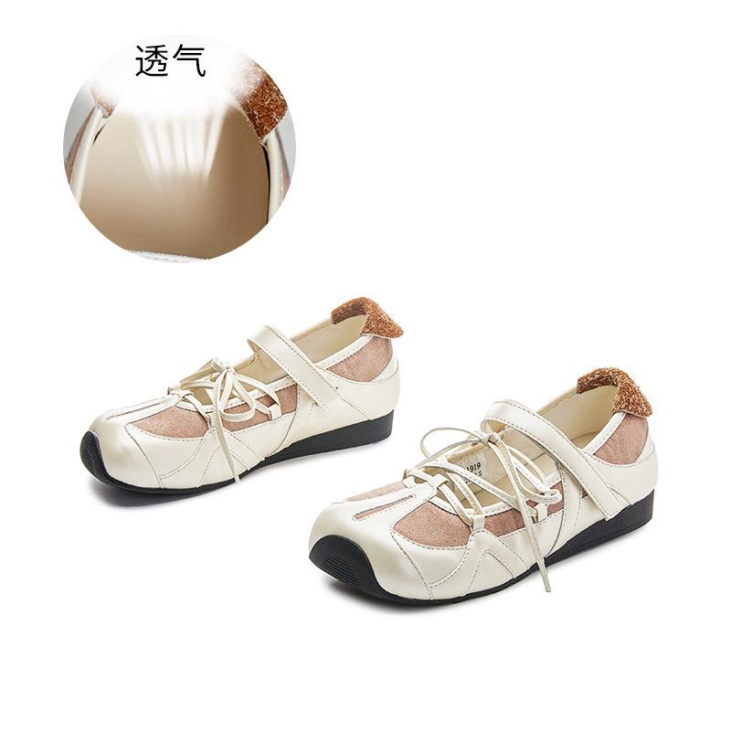 Inner height increase 5cm Wula insole leather single shoes new bow casual Mary Jane women's shoes