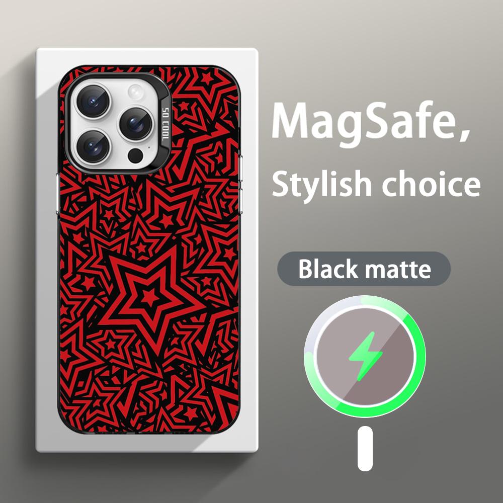 

P5 hot game pattern design ins Phone Case Magnetic IMD Colorful Silver case for iPhone 17 16 15 14 13 12 Pro Max iPhone 15