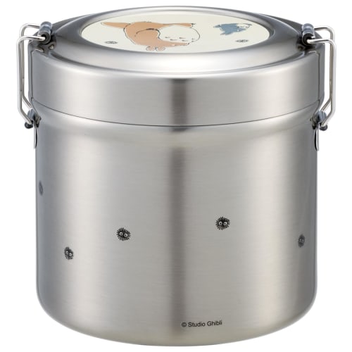 Skater Vacuum Insulated Stainless Steel Bowl-Shaped Bento Box, DX 640ml, Ultra-Lightweight, Antibacterial, My Neighbor Totoro Marching Studio Ghibli D