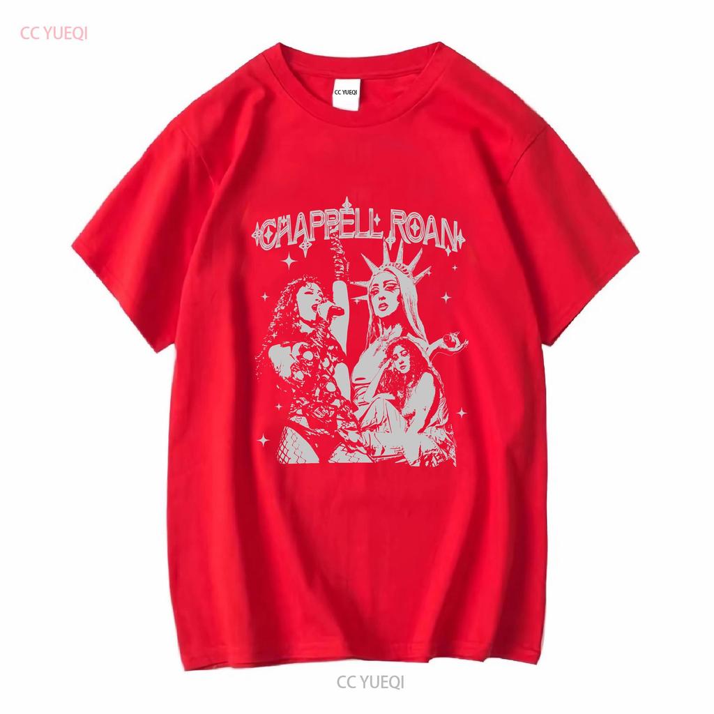 Vintage Chappell Roan T Shirt Good Luck Babe Vintage Washed Unisex Stylish Fashion Versatile Stretched Top For Everyday Wear