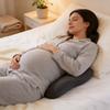 Memory Foam Lumbar Pillow For Pregnancy And Bed Support With Cotton Cover For Home And Car Use