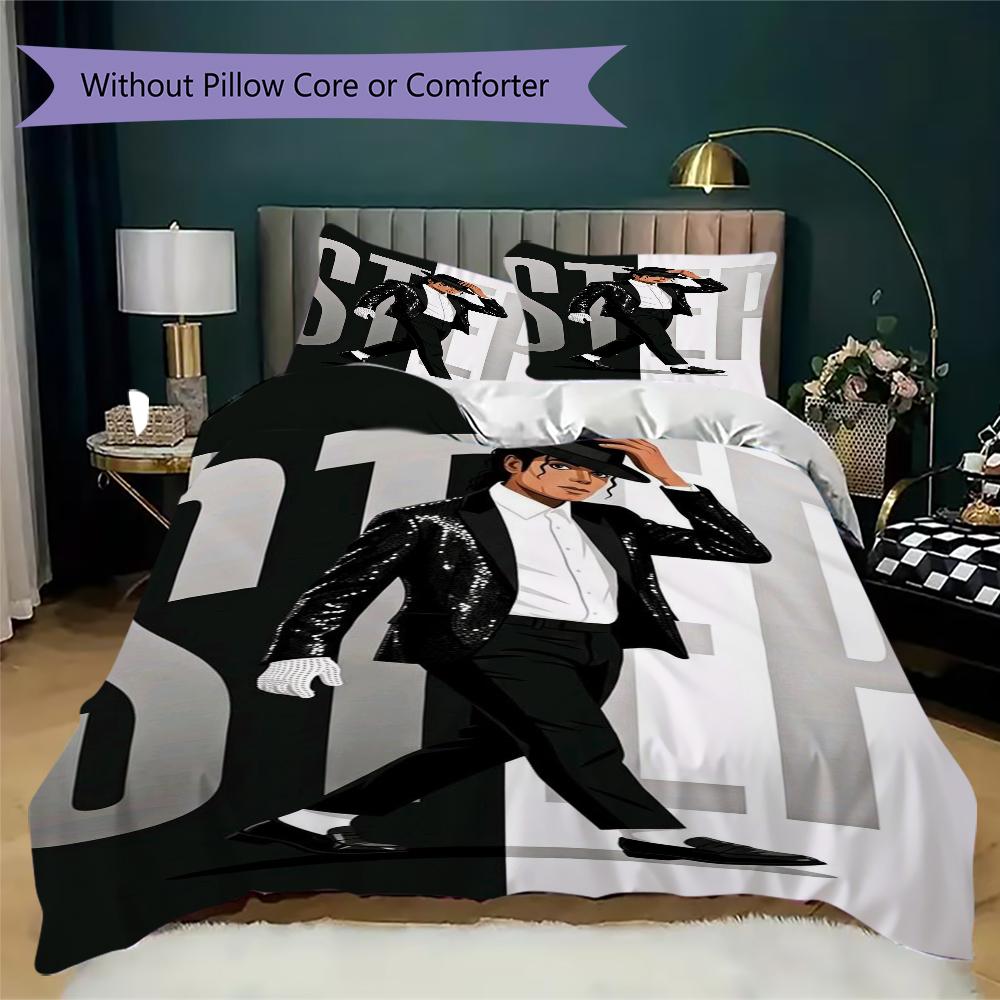 Michael Jackson Dangerous World Tour Threepiece Set Without Core 1 Duvet Cover 2 Pillowcase Without Core Duvet Cover And Pillowcase