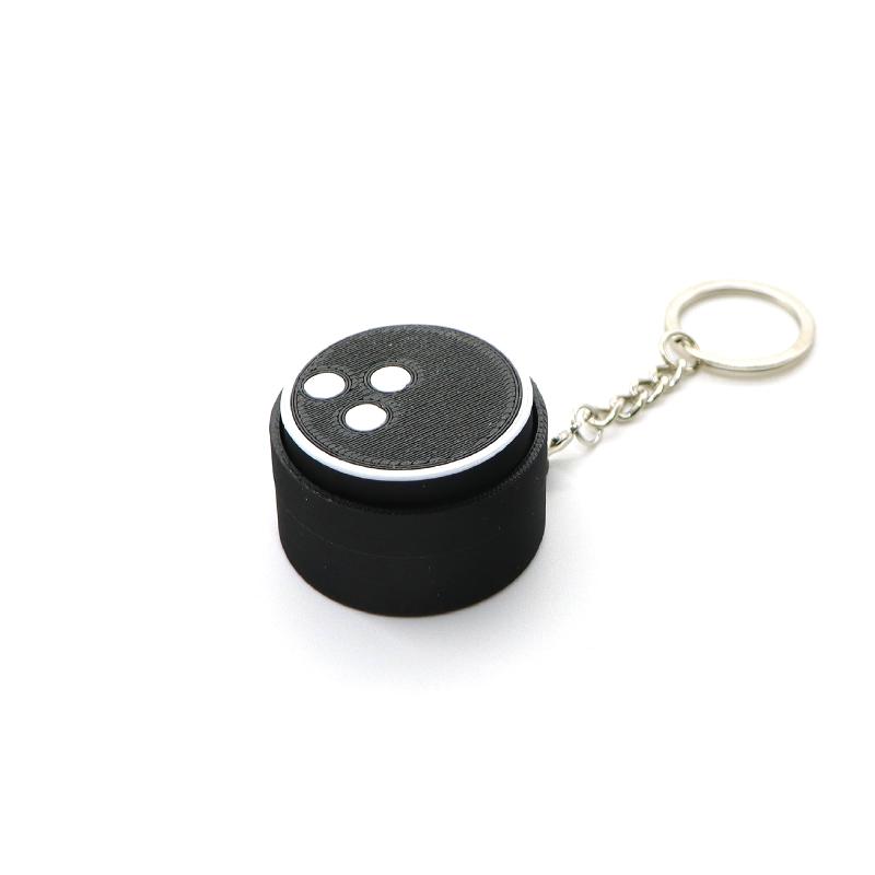 Ball Keyboard Keychain Fidget Toys Push Bubble Stress Relief Sensory Toys Basketball Football Keyboard Clicker For Kids Adults