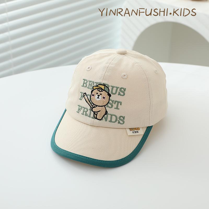 Baby Hat Spring and Autumn Thin Korean Version Boy Baseball Cap Cute Sun Protection Hat Summer Baby Baseball Cap