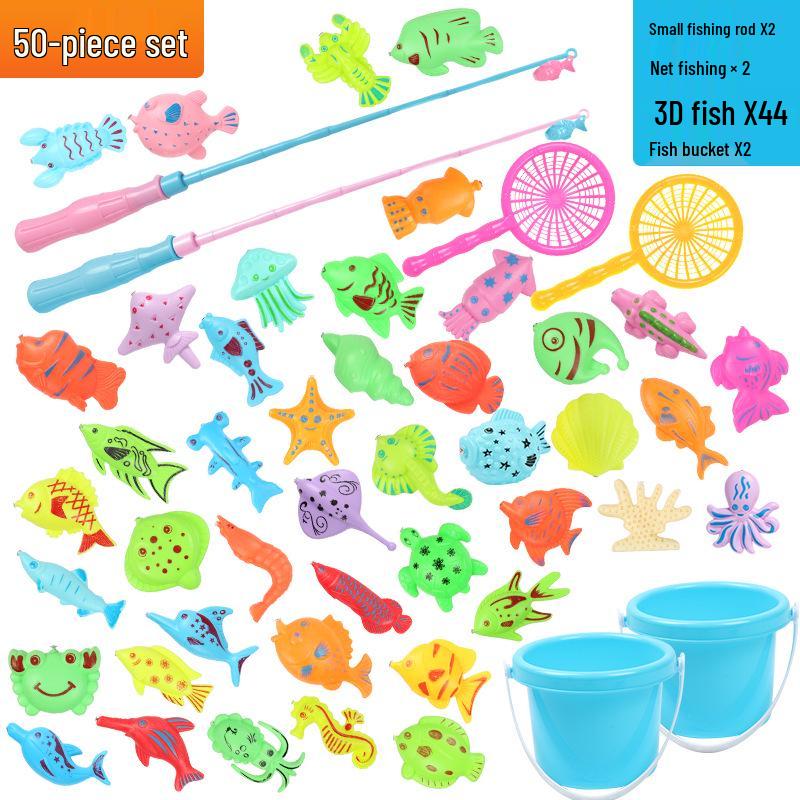 Children's Magnetic Fishing Toy Set – Summer Educational Role-Playing Game for Kids