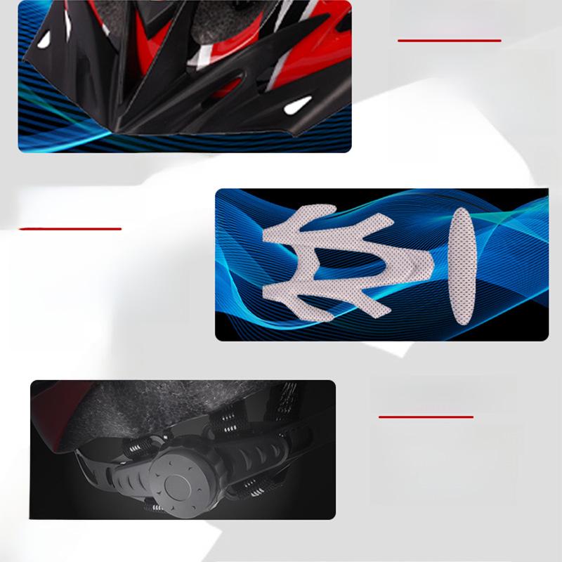 Einteiliger Unisex-Fahrradhelm für Rennrad und Mountainbike