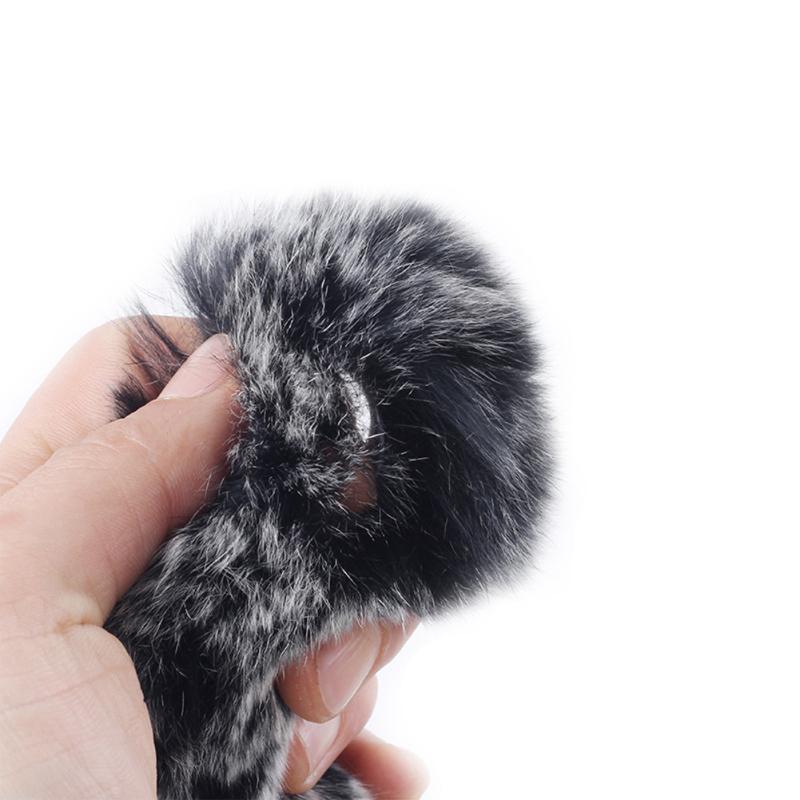 1 para tłumików drgań cięciwy łuku łuczniczego z futra królika Rex Akcesoria łucznicze Dla