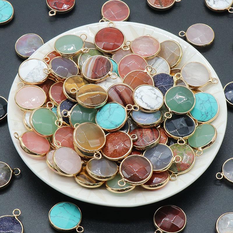 

Faceted Round Crystal Pendant Bezel - DIY Jewelry Making Material