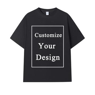 Personalizza il tuo design diy01 T-shirt da uomo in cotone T-shirt da donna personalizzate Unisex Logo stampato personalizzato