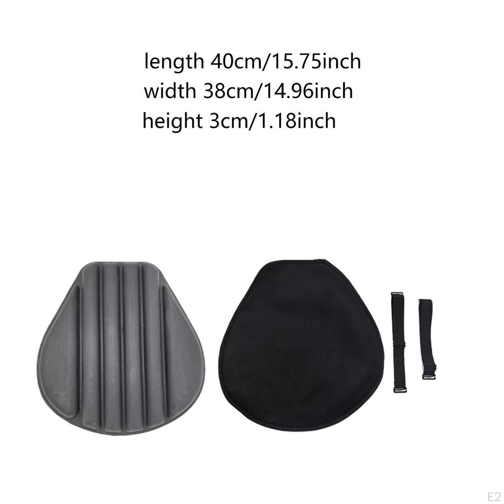 Motorcycle Seat Pad Comfortable Shock Absorption Premium Practical for Long Rides Easily Install