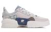 Li Ning Wave Zen Low Top Skateboard Shoes Women's Gray Blue AGCR214-2