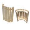 Explosion-Proof Wooden Sauna Lampshade: Solid Wood Protective Cover for Dry and Steam Rooms