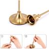 Candle Holders,Set of 6 Candlestick Holders for Taper Candles, Brass Gold Modern Decorative Candle Stick Holder for Table, Mantel, Wedding, Dinning,