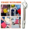 Fuel Canister Outlet Pipes,Jerry Cans Flexible Power Spout,Stainless Steel Diesels Oil Can Tank Spout Nozzle For Automotive
