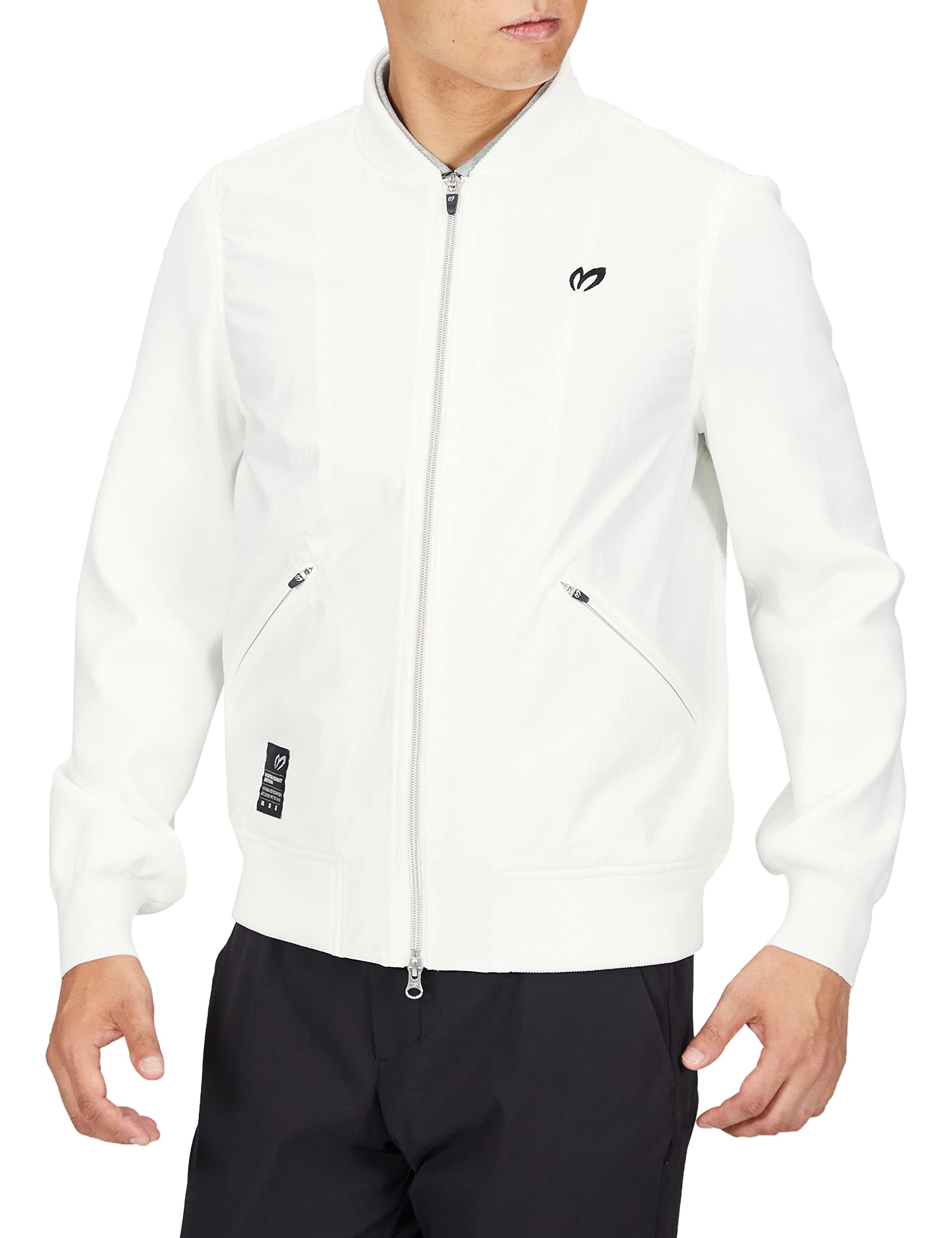 

Water Repellent Zip Blouson Golf Outerwear 6 [Master Bunny] Men s (тянущийся) / / 758-2220001 030_White [LL]
