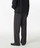 MUSINSA STANDARD Light Plain One-Pleat Wide Hidden Banding Slacks [Gunmetal]