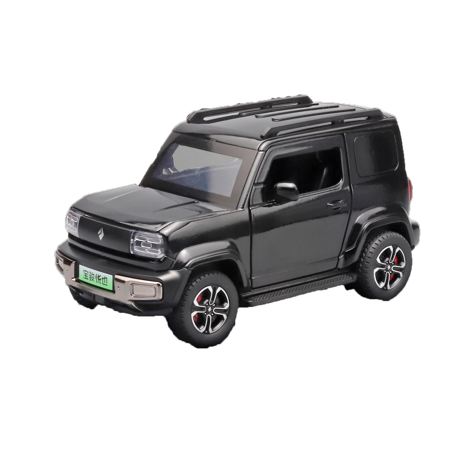 

Simulation 1:24 BAOJUN Yep SUV Alloy New Energy Car Diecast Model Sound & Light Toy Collection Of Hobby Decorative Fine Ornament чёрный