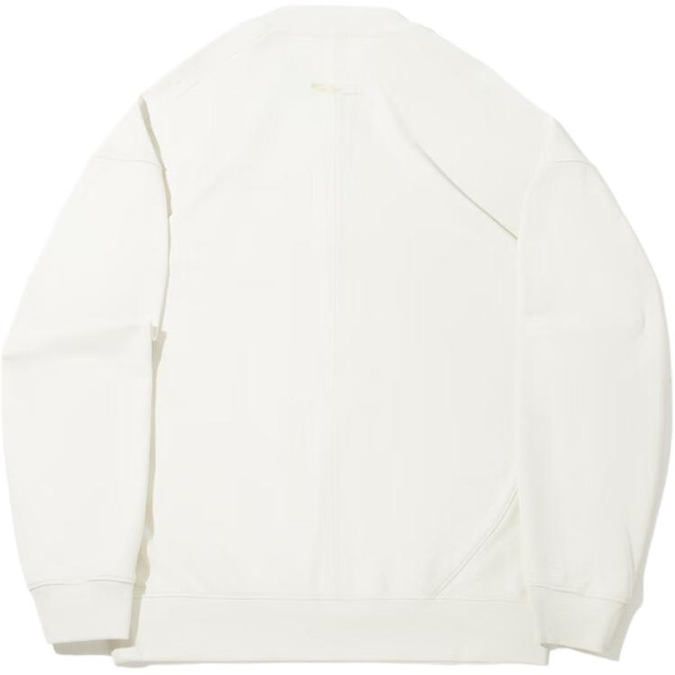 Li Ning Kung Fu Series Solid Color Versatile Round Neck Breathable Casual Sweatshirt Men Sweatshirt AWDVA91-5