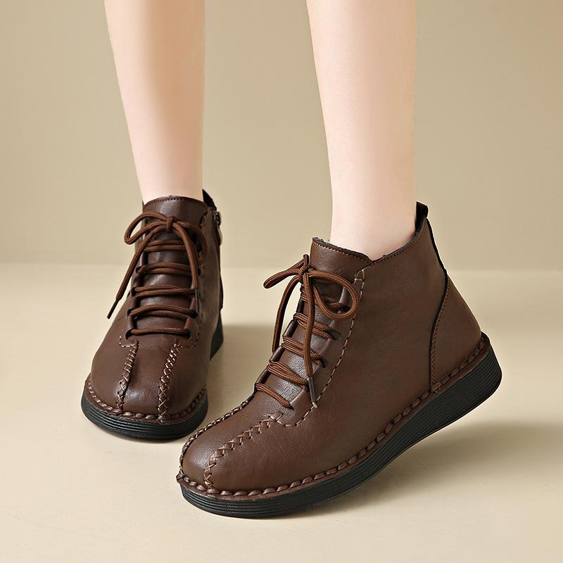 

velvet cotton shoes 2025 winter new fashionable versatile pregnant women s mother shoes soft sole outer wear warm loafers cotton shoes 40 коричневый