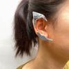 Vintage Metal Ear Cuffs Fantasy Ear Wrap Climber for Teen Girls Gothic Cyberpunk Earrings Cosplay Costume Jewelry Decor
