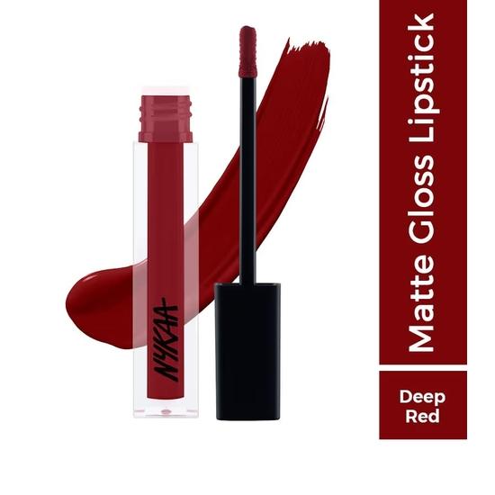 Nykaa 8 Hour Lasting Full Cover Matte Gloss - Glam Diva