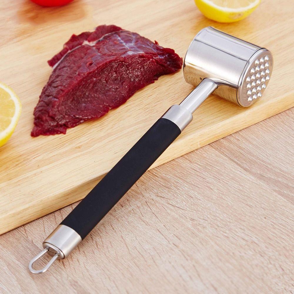 Doppelseitiger Fleischhammer Rutschfester Steakhammer Einfach zu bedienen Lockerer Fleischzartmacher Fleischzubereitung