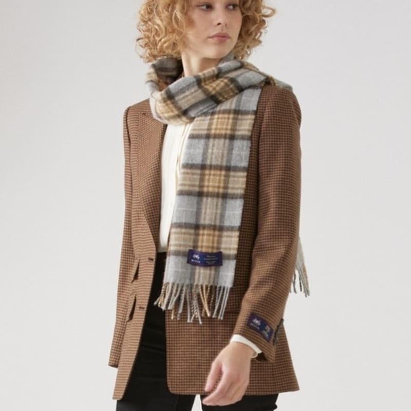 ABRAHAM MOON Merino Wool Muffler 25cm - McKellar