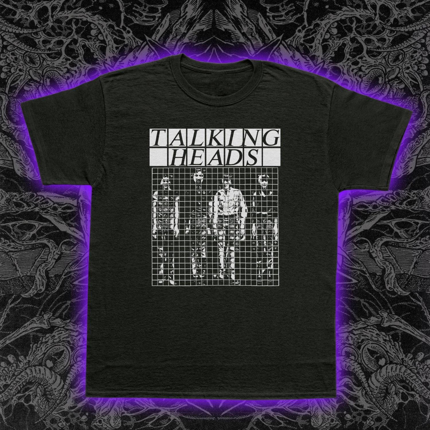 Talking Heads Buildings & Food T-Shirt Art Pop New Wave Rock Music Tee S-5XL XXXXL