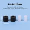 2 st klämrulle gummiring för Panas Rq-Sx-serien Walkman kassettbandspelare inspelare kassettbandspelare ljud stereo spelare