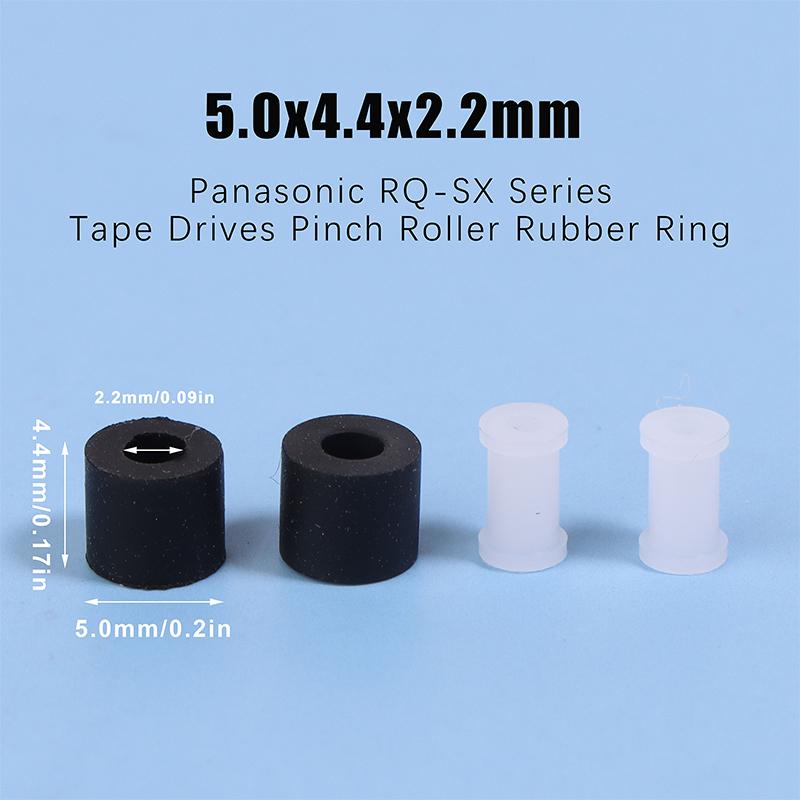 2 st klämrulle gummiring för Panas Rq-Sx-serien Walkman kassettbandspelare inspelare kassettbandspelare ljud stereo spelare