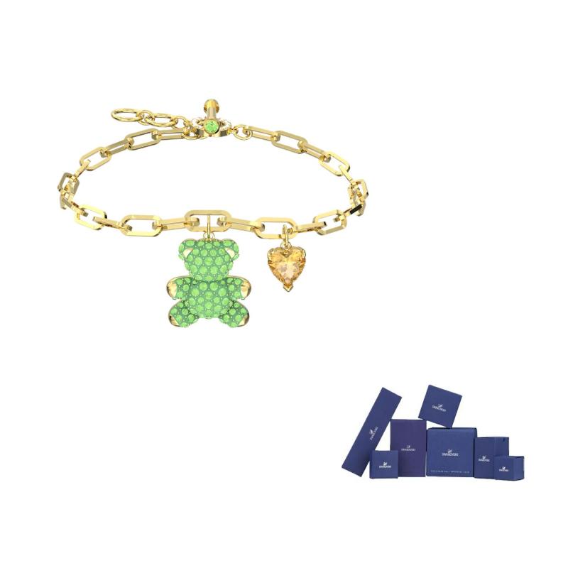 Swarovski Teddy Bracelets Womens Green F-Original brand box (color random)