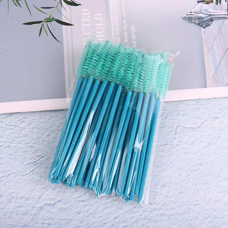 Portable Solid Rod Colored Eyelash & Eyebrow Brush for Makeup & Grafted Lashes