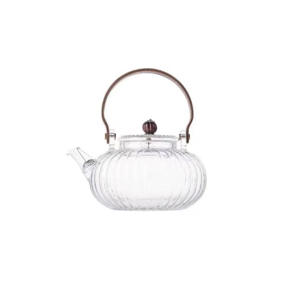 Glass Handle Teapot, Electric Ceramic Stove, Heating and Boiling Teapot Set Heat Resistant Household Health Kettle