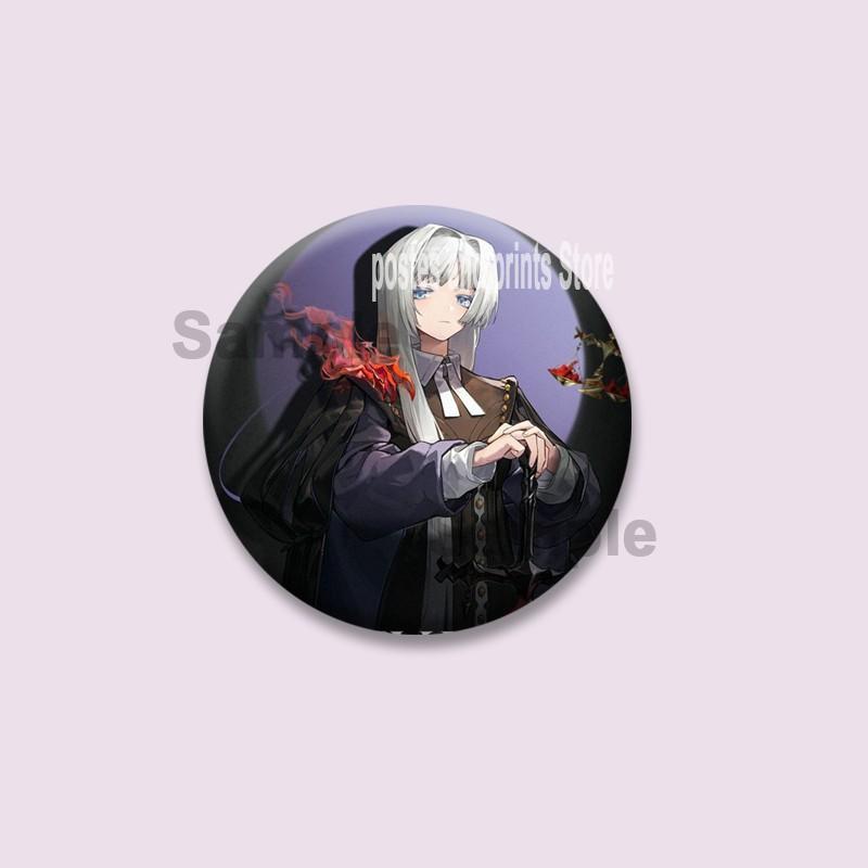 Anime Game Reverse 1999 Circular Brooches Cartoon Character Enamel Pins Backpack Clothing Hat Jewelry Badge Accessory XMAS Gifts