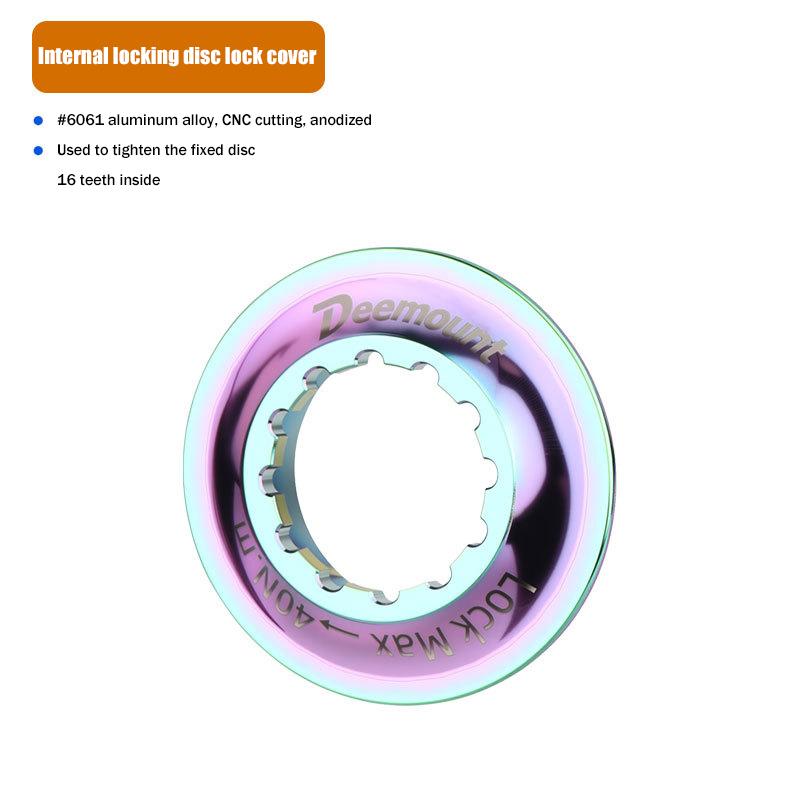 44mm Fahrrad Center Lock zu 6-Loch Scheibenbremsadapter Fahrradnabe Rotor Umwandlung für Fahrrad Scheibenbremszubehör