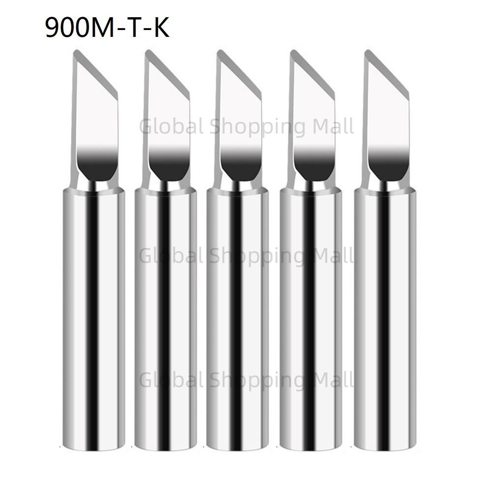 5PCS Soldering Iron Tips 900M-T Solder Tip Replacement Solder Welding Replacement Tip Kit Use Lead-Free Welding Tips Head