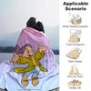 1 pezzo, Coperta Nano Brontolone Morbida Coperta da Arredo per la Casa, Copri Divano, Uso Esterno, Idea Regalo, Coperta in Flanella Perfetta per Camera da Letto, Soggiorno, Viaggio
