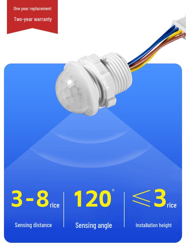 Adjustable Intelligent Infrared Motion Sensor Timer Switch