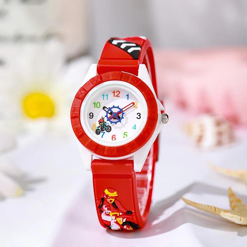 Fashion Children Watches Silicone Quartz Wristwatch Birthday Gift Kid Girl Boy Study Time Girl Watch Reloj Kids Watches Boys