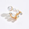 Pearl ring set European and American retro imitation pearl niche irregular high-end ring jewelry women