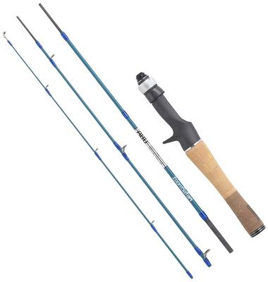 AbuGarcia ZoomSafari ZMSC-464L Bait Casting Rod for Rockfish, Ajing, and Stocked Trout