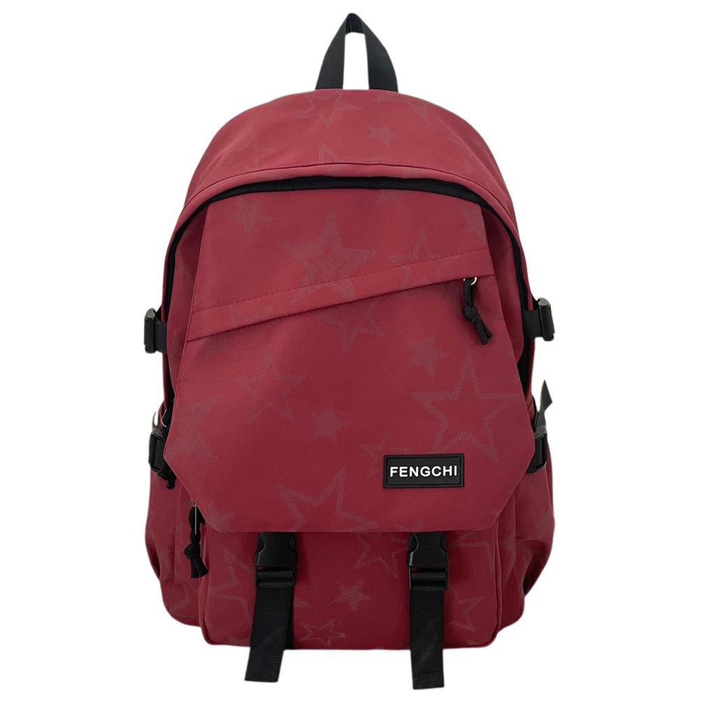 Schoolbag Casual Simple Short Trip Backpack Female 1011 Junior High School Student Lightweight Schoolbag Class Backpack Male