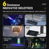 BORUiT U7 Flashlight LED UV Light Spotlight Floodlight Torch Power Bank With Magnetic Back Clip RGB Ambient Light Work Lamp