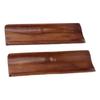 2PCS Sushi Plate Long Rectangle Plate Wood Japanese Style 7.2x2.1in Serving Platter for Cracker Party Home