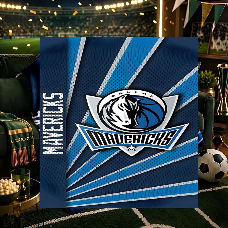 MAVERICKS BASKETBALL TEAM Blanket Lightweight Flannel Bedding Blanket Perfect for Travel, Camping, Living Rooms, Offices, Sofas, Fan Christmas Gift
