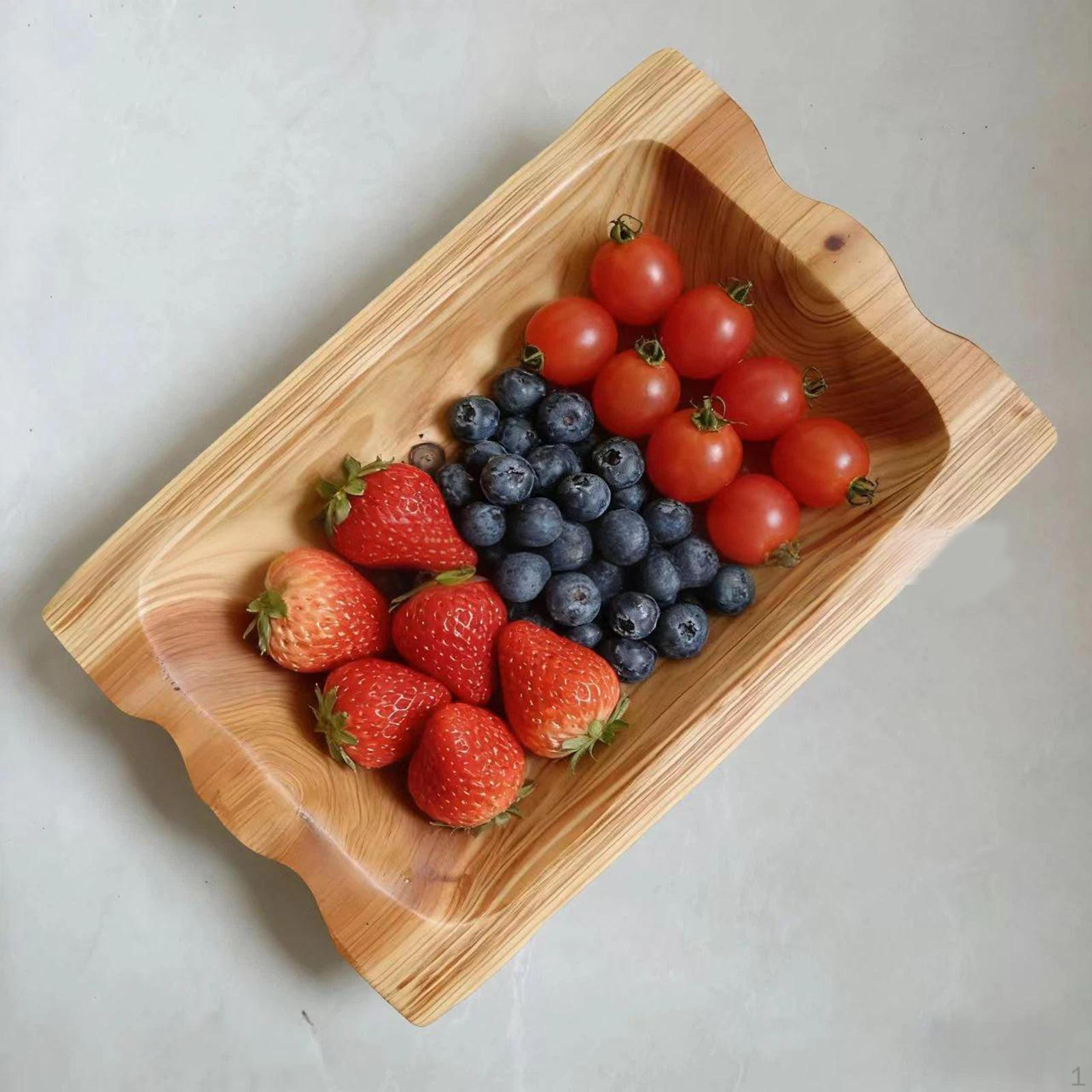 Creative Rectangular Fruit Bowl, Decorative Salad Appetizer Display, , Hotel Sandwich Tray, Style A