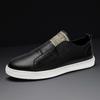 Fashion New Genuine Leather Men's Shoes Spring Winter Casual Shoes for Men Business Work Office Lace-up Men Sneakers Classic White Shoes