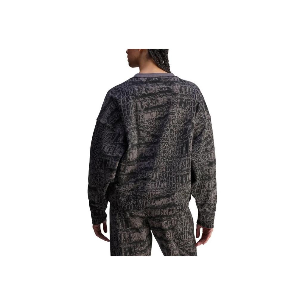Adidas X Stella McCartney Collaboration Ss25 Loose Printed Crewneck Pullover Long Sleeve Sweatshirt Women Sweatshirt JN2215